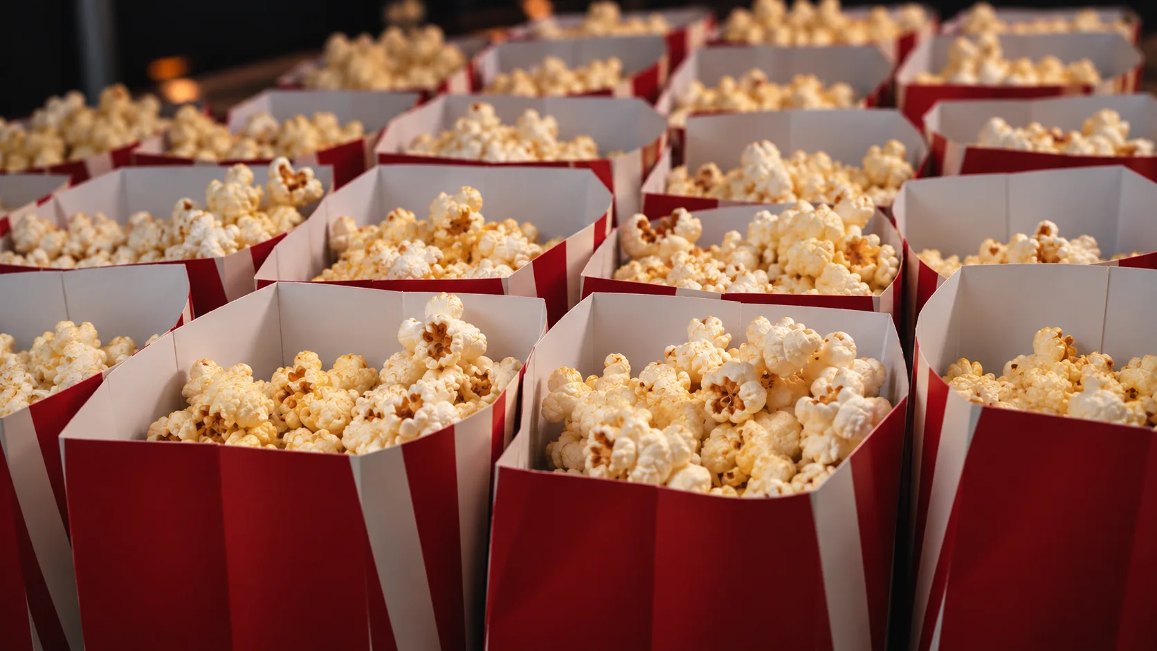 Frisches Kino-Popcorn